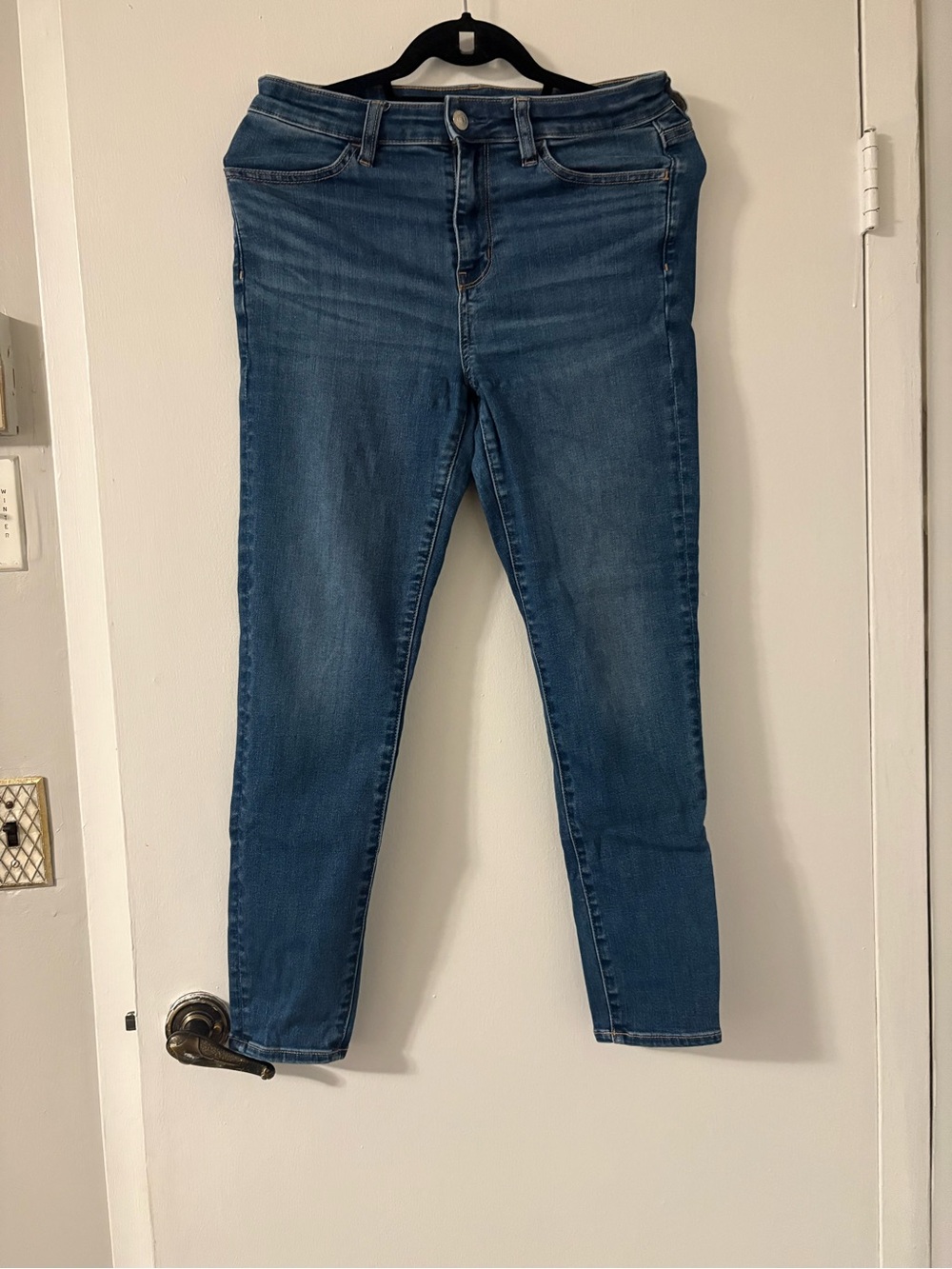 American Eagle Outfitters Women's Medium Blue Skinny Jeans
